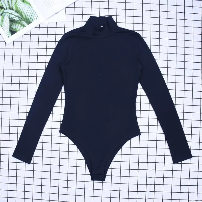 long sleeve r female cotton Neck warm clothes slim fit
