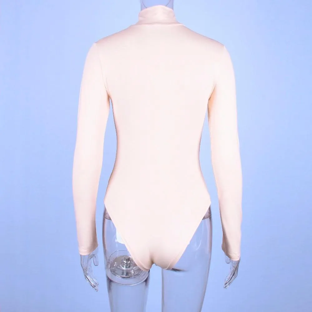 long sleeve r female cotton Neck warm clothes slim fit