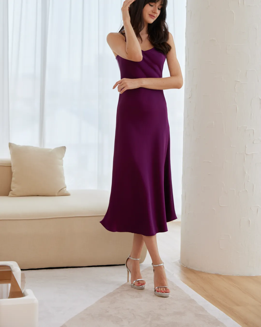Lotus Silk Dress (SLKSIDR004)