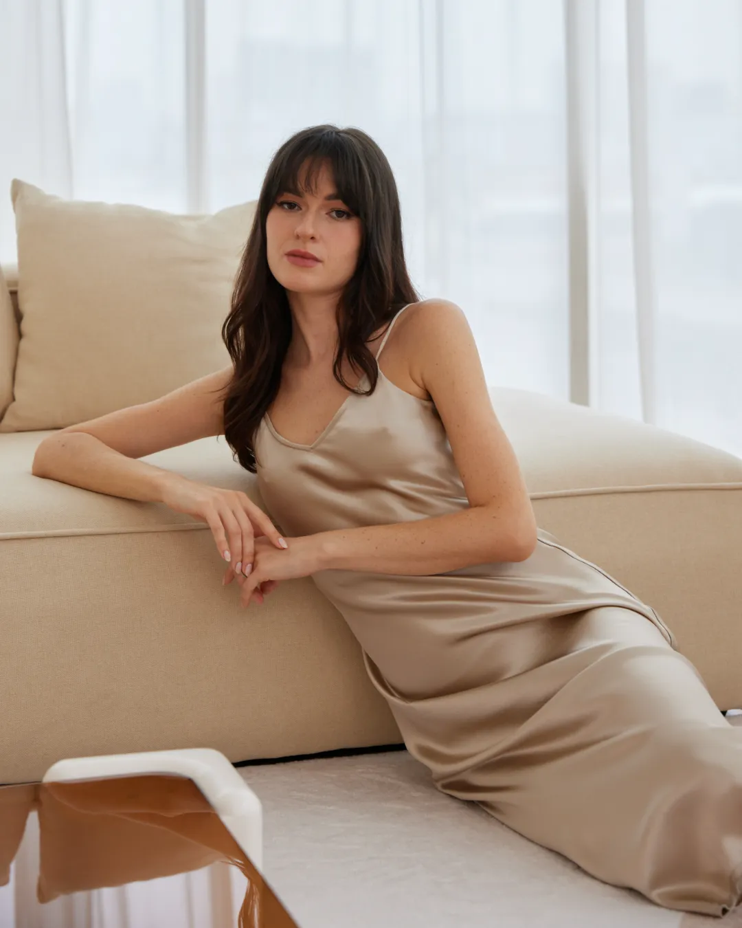 Lotus Silk Dress (SLKSIDR004)
