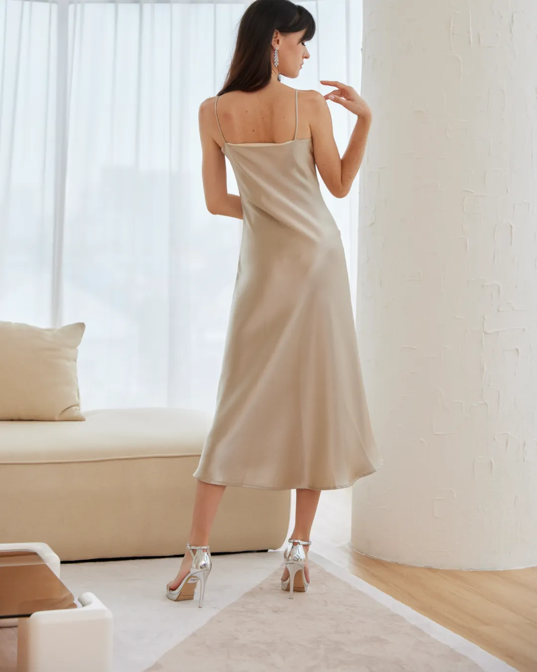 Lotus Silk Dress (SLKSIDR004)