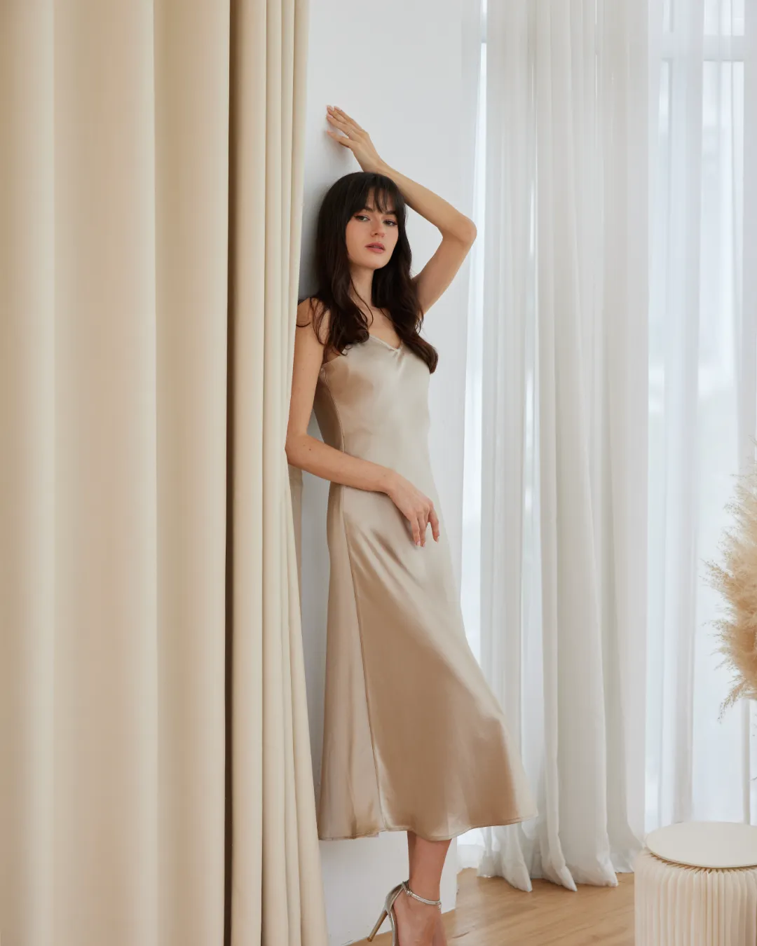 Lotus Silk Dress (SLKSIDR004)