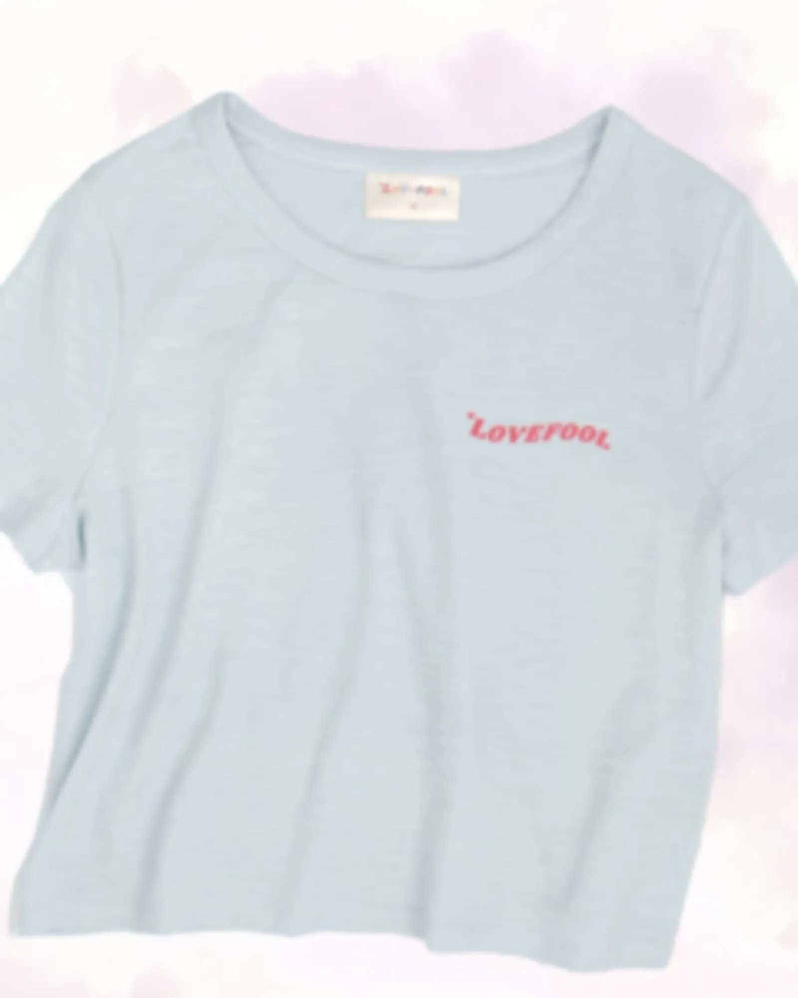 LOVEFOOL Logo Tee | Sky Blue