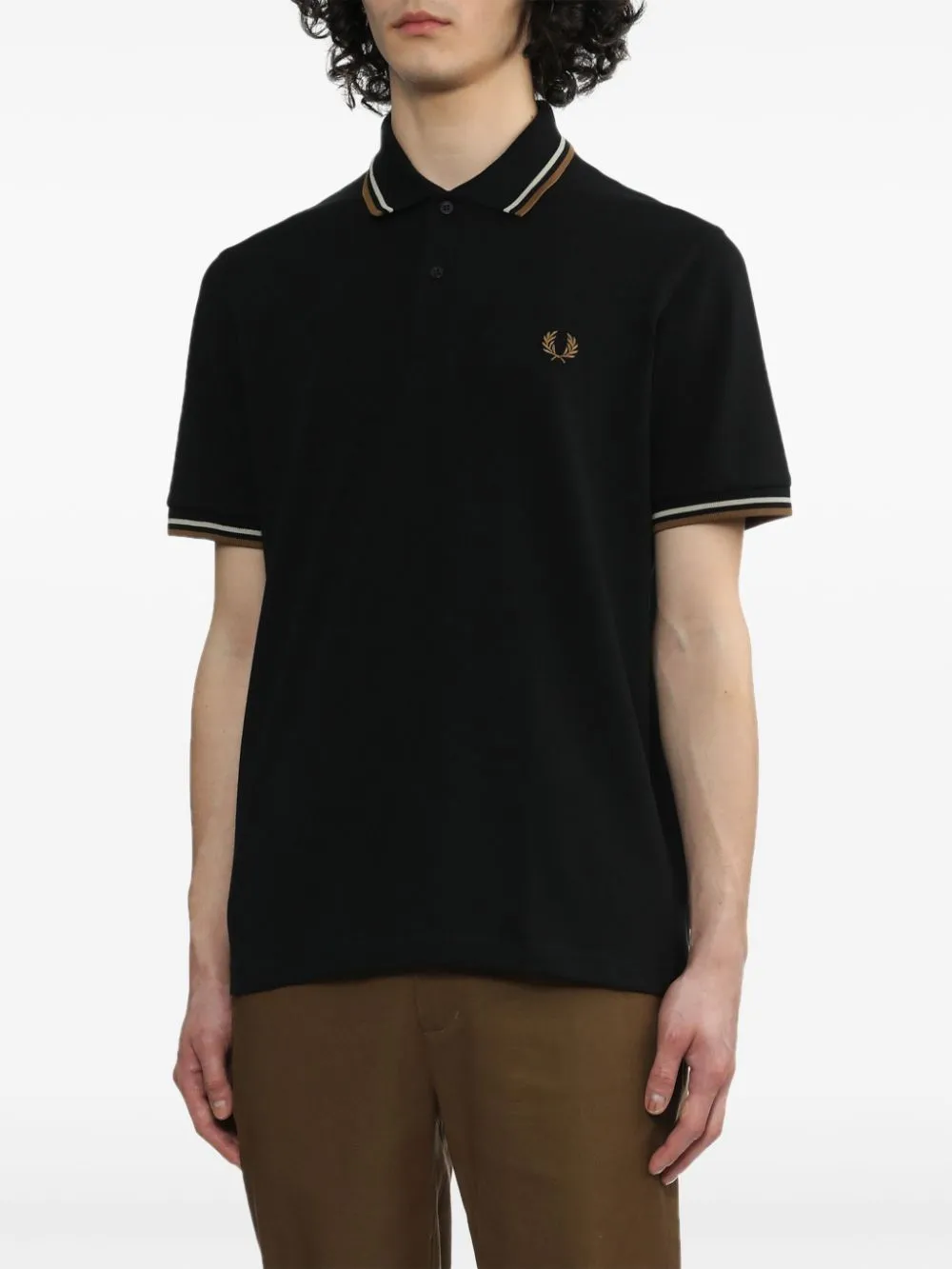 M12 Twin Tipped cotton-piqué polo shirt