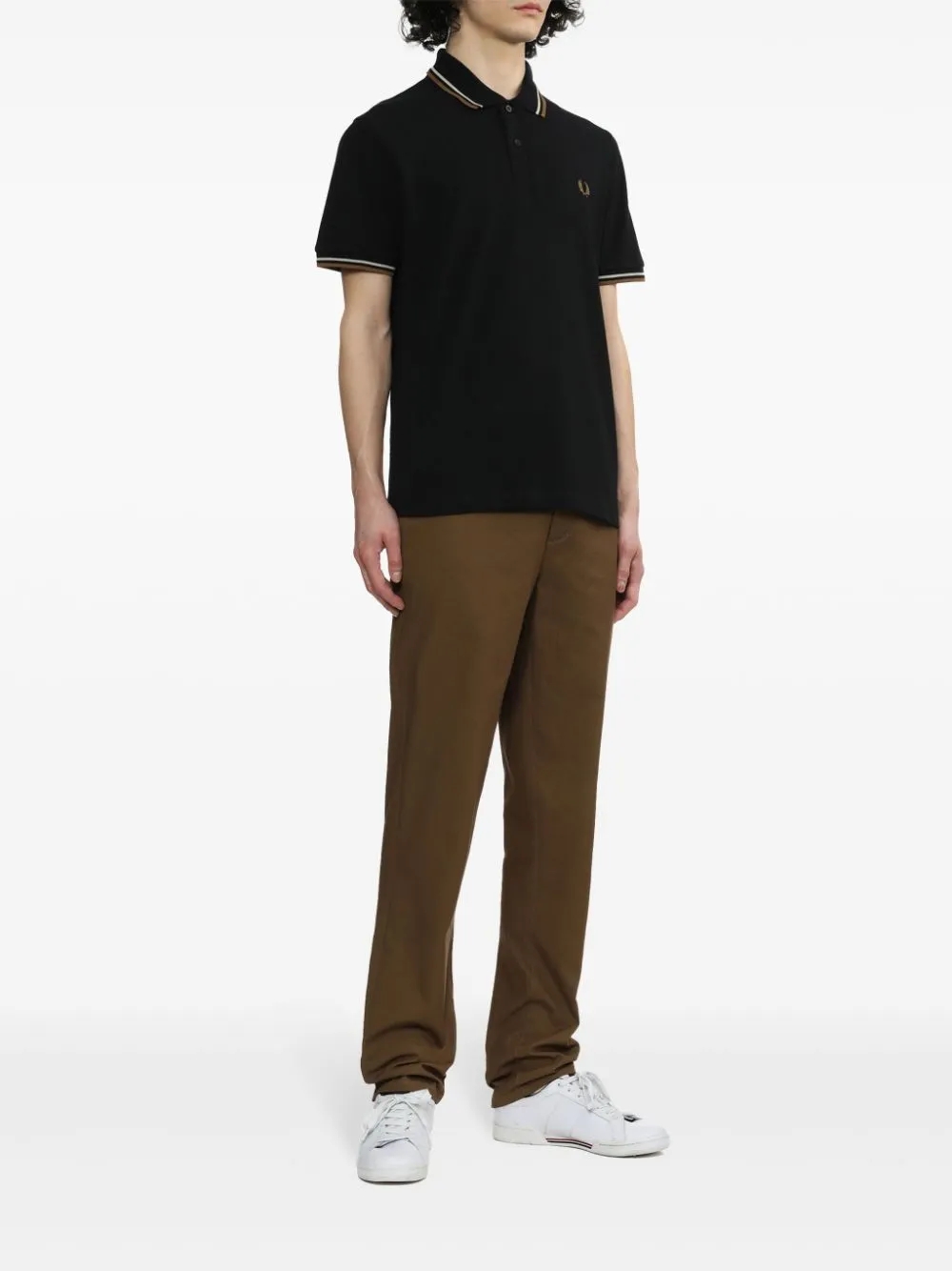 M12 Twin Tipped cotton-piqué polo shirt