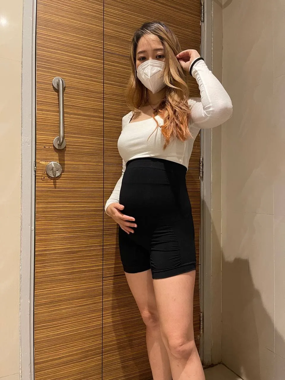 Maternity High Waist Shorts