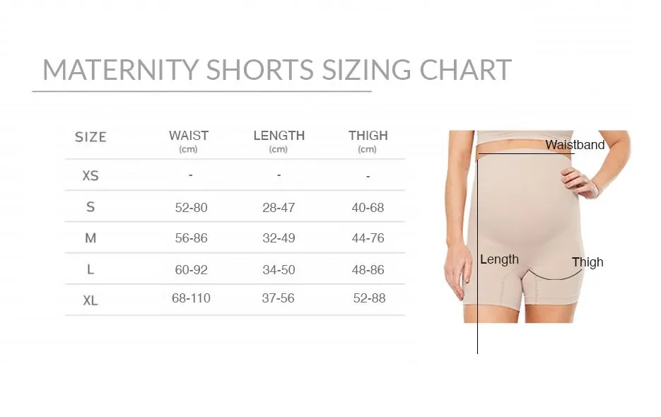 Maternity High Waist Shorts