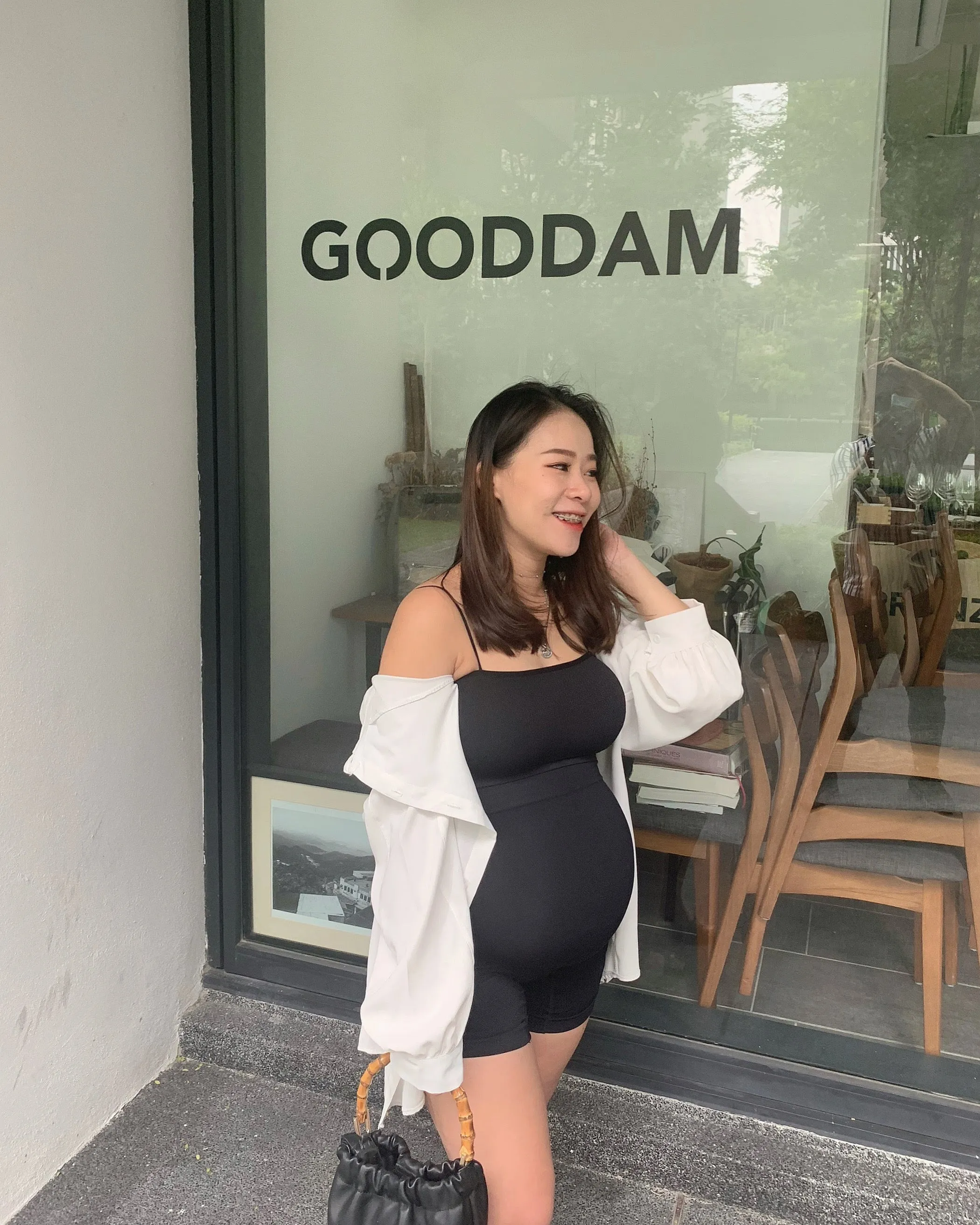 Maternity High Waist Shorts