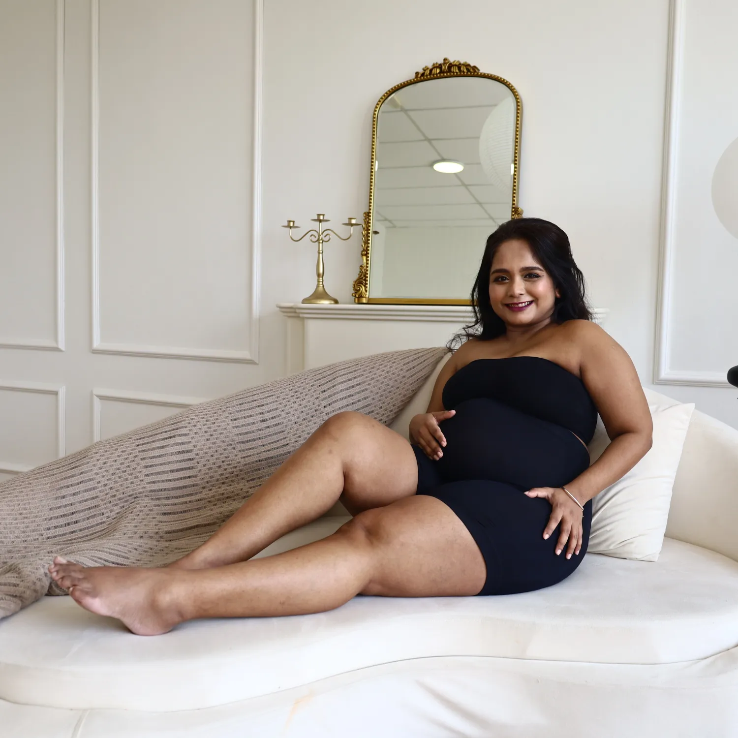 Maternity High Waist Shorts
