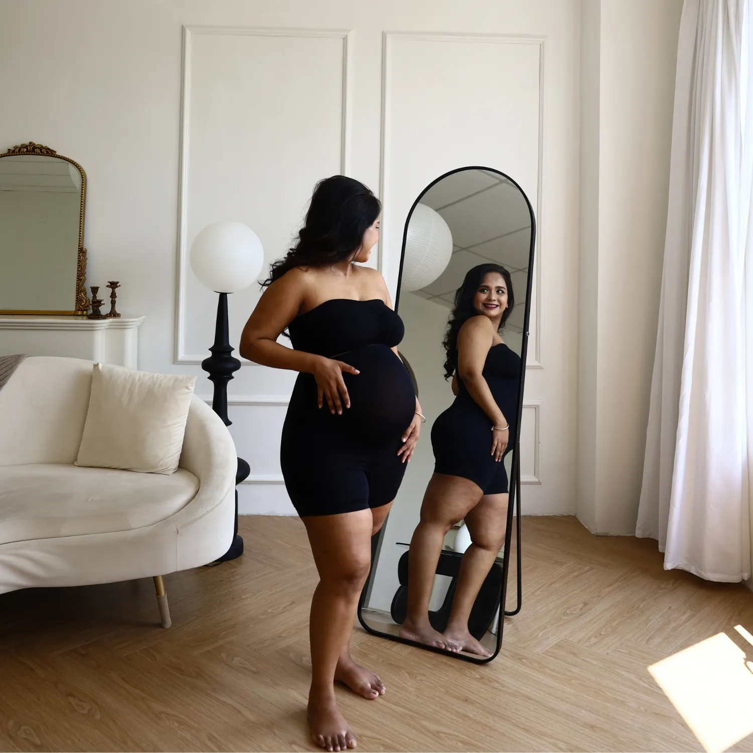 Maternity High Waist Shorts