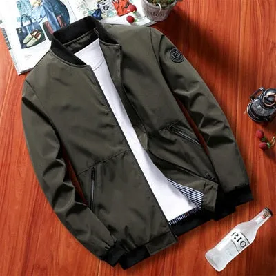 Military Windbreaker Casual Bomber Jackets