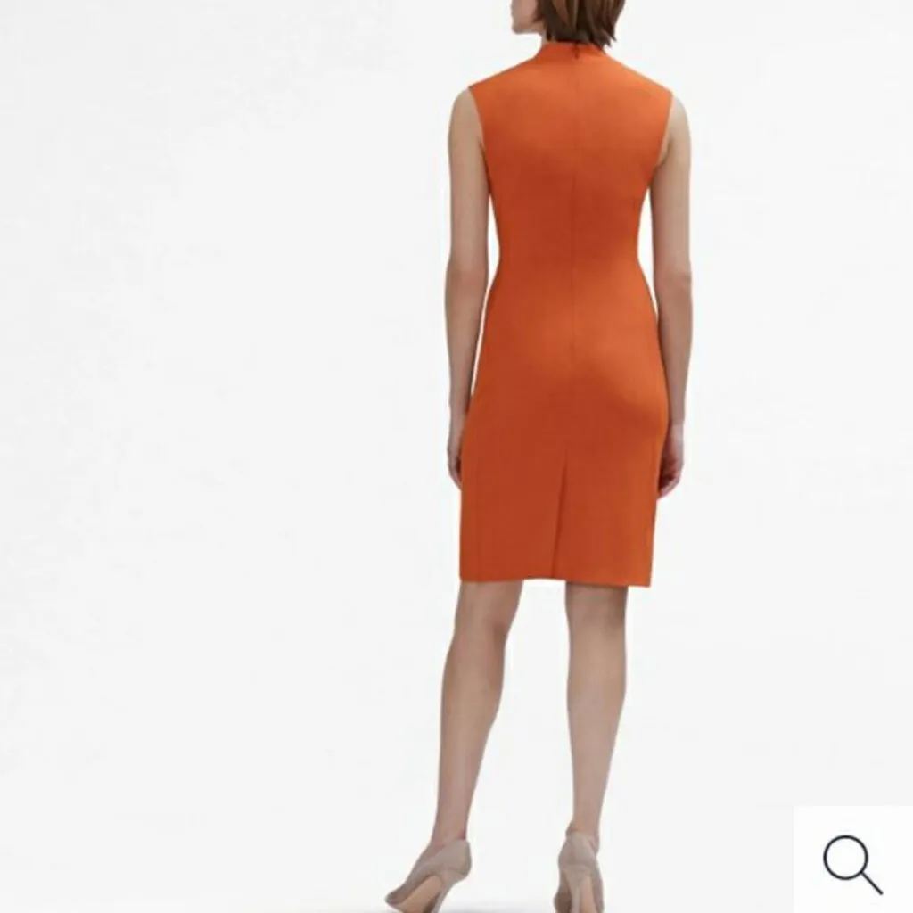 MM Lafleur The Aditi Shift Persimmon Dress - Size 10