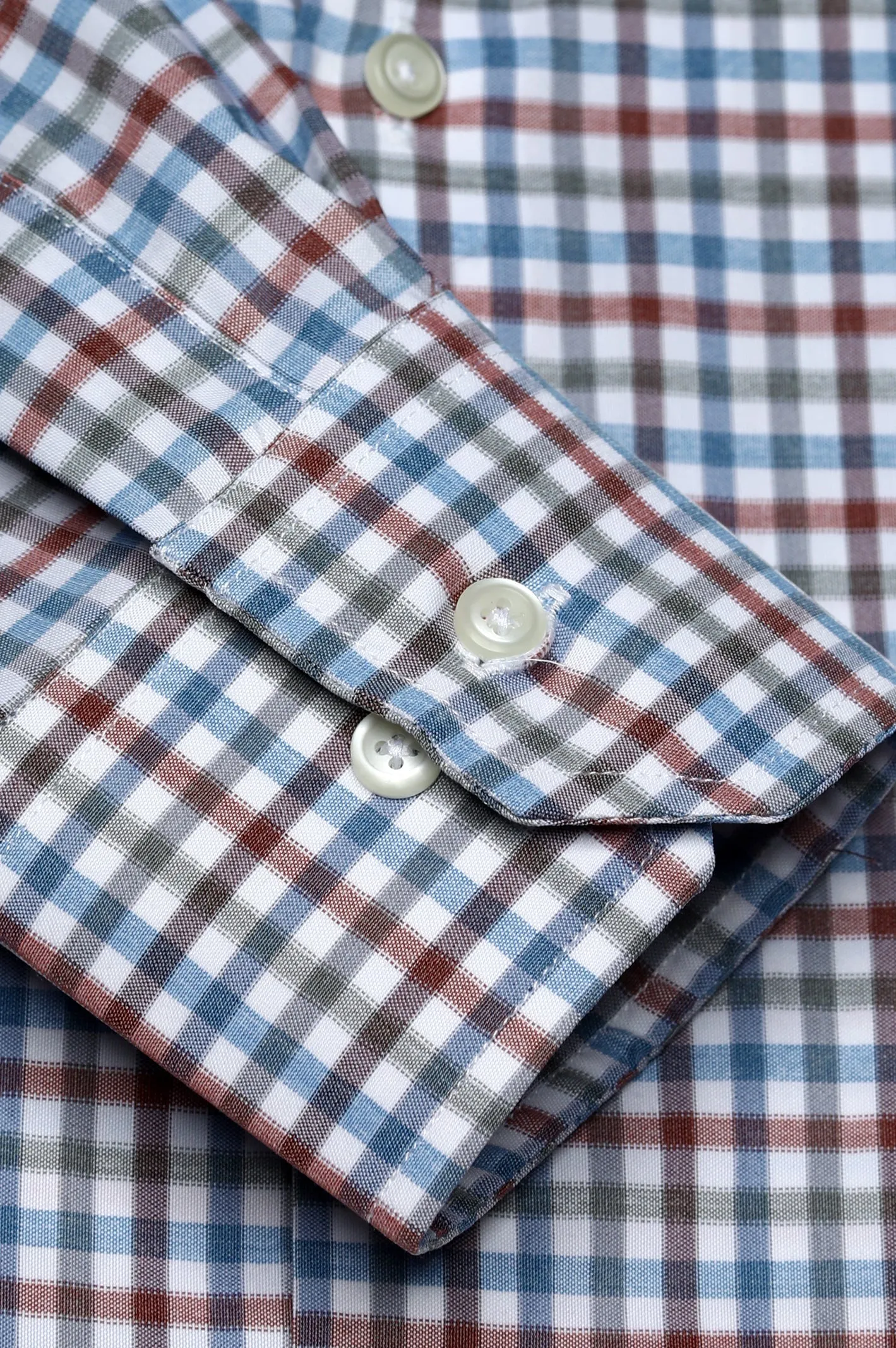 Multi Color Tattersall Check Casual Milano Shirt