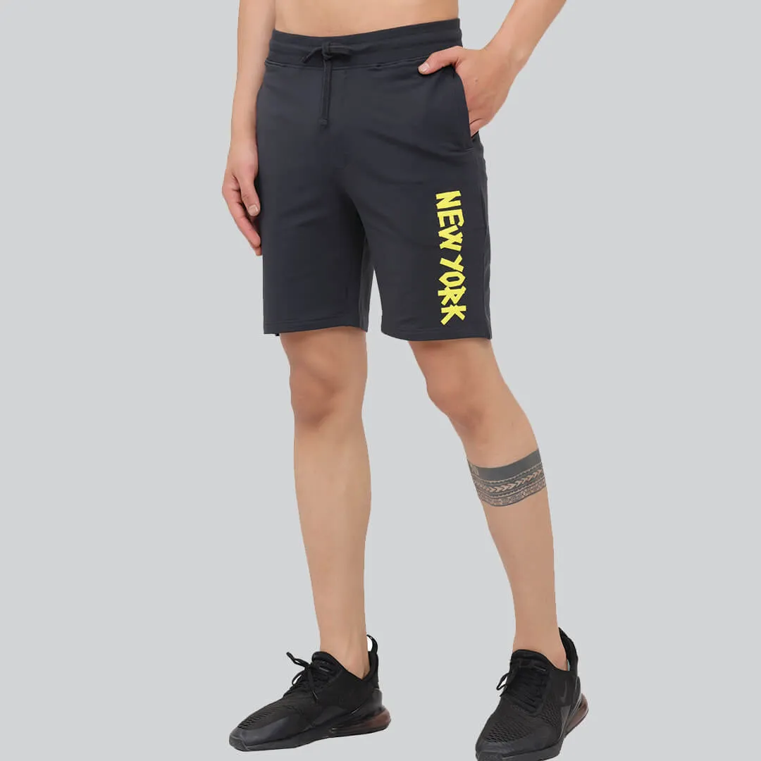 Printed Shorts - Titanium Grey