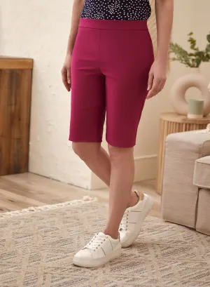 Pull-On Straight Leg Shorts