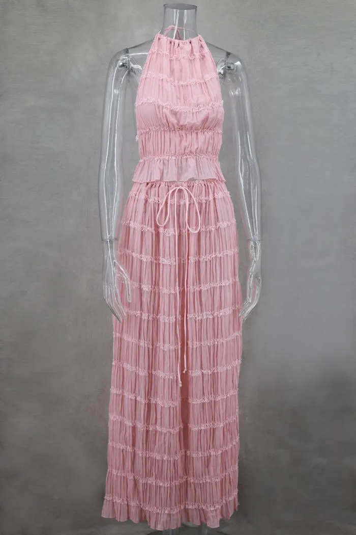 Ruched Flow Set