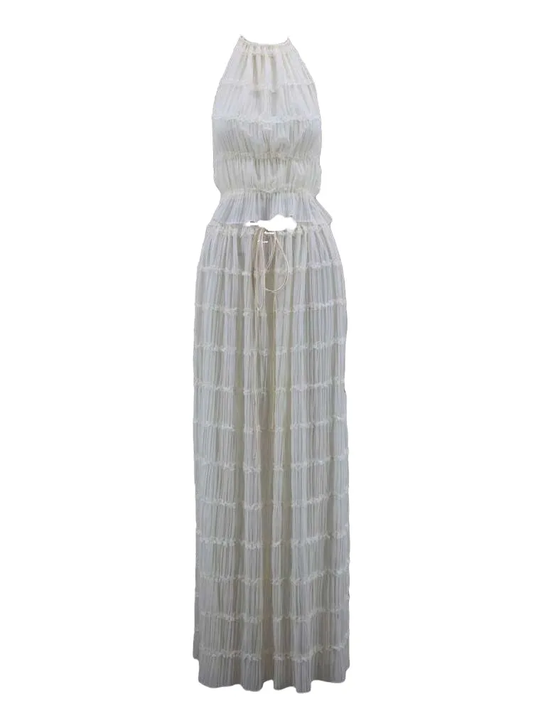 Ruched Flow Set