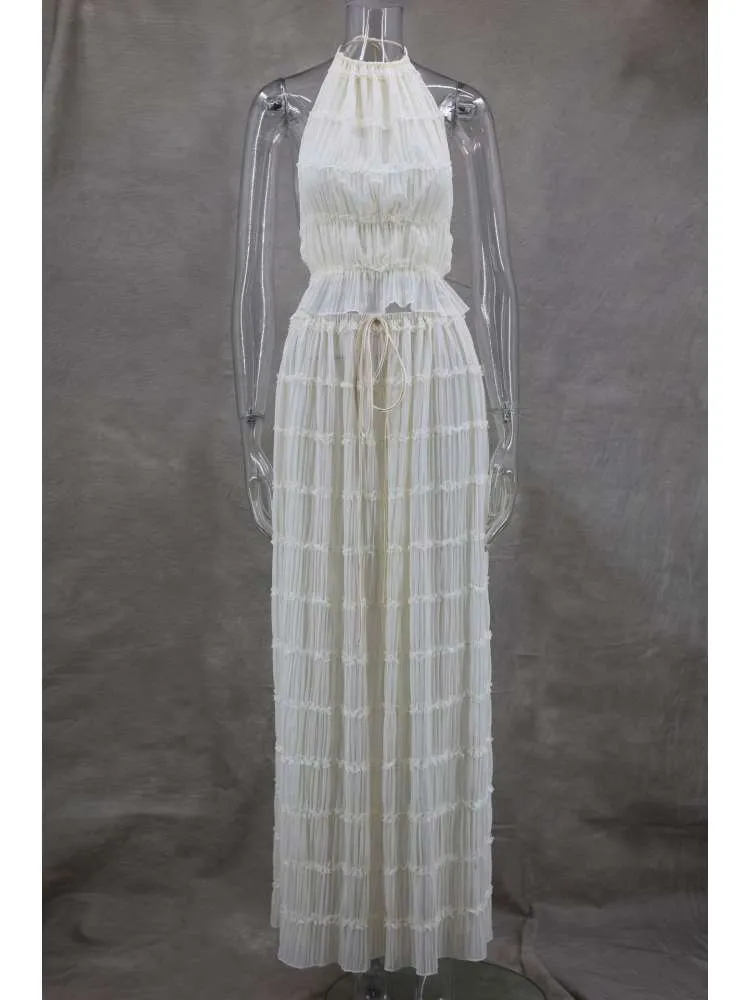 Ruched Flow Set