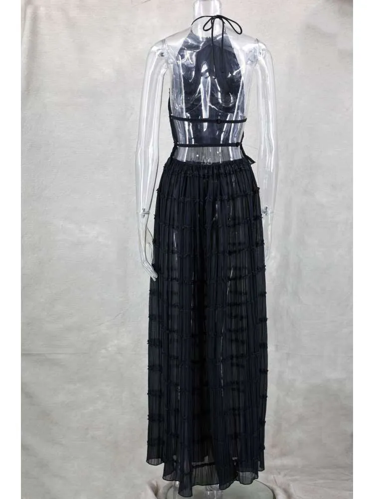 Ruched Flow Set