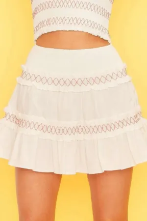 Ruffle Mini Skirt