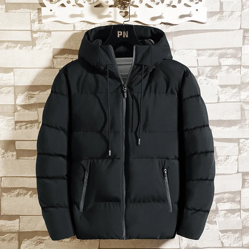 Slim-fit casual cotton jacket
