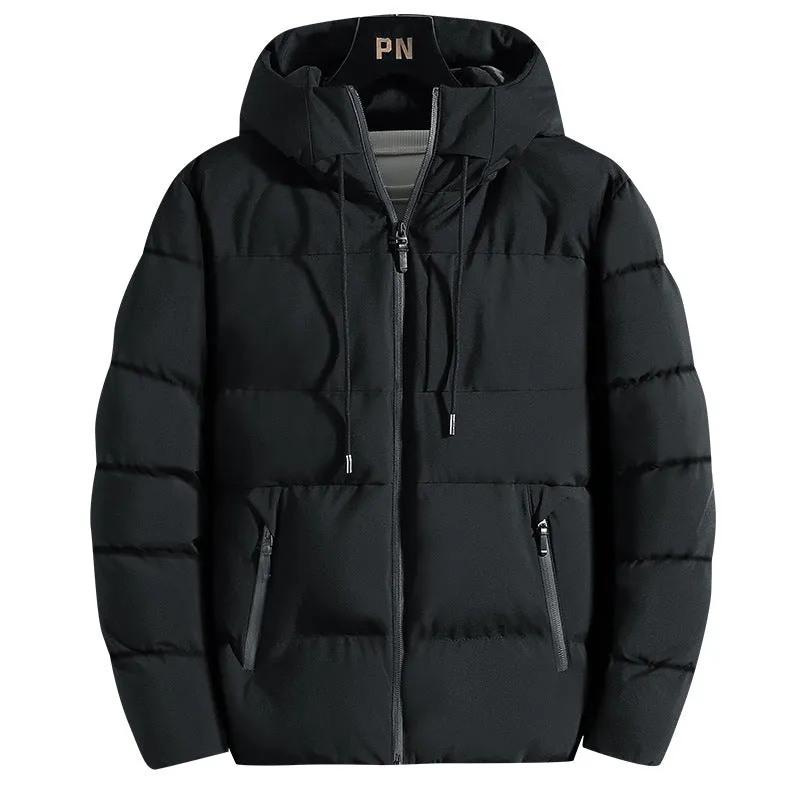 Slim-fit casual cotton jacket