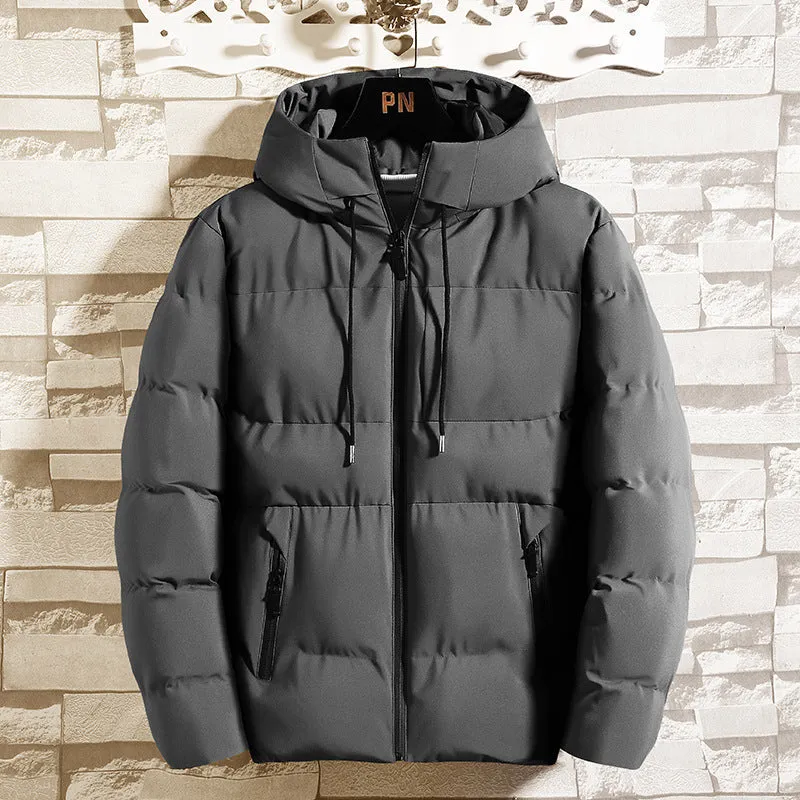 Slim-fit casual cotton jacket