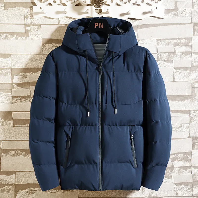 Slim-fit casual cotton jacket