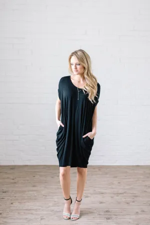 Stay Simple Black Dress