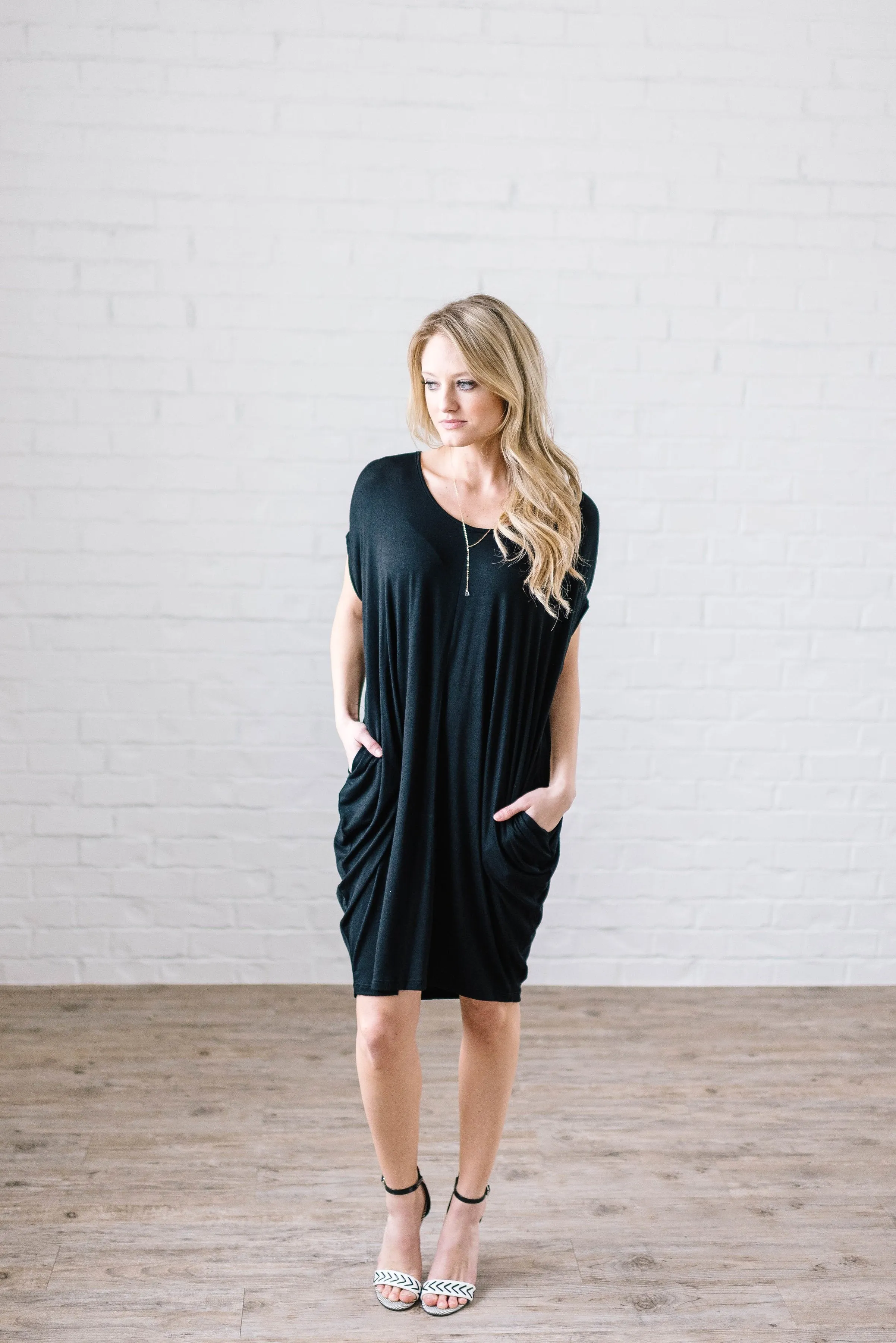 Stay Simple Black Dress