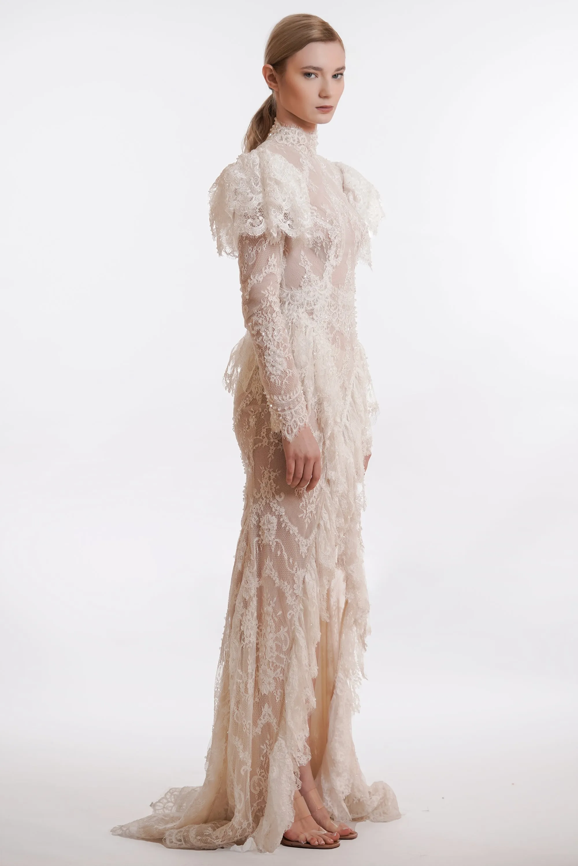 Swan's Enigmatic Elegance Dress