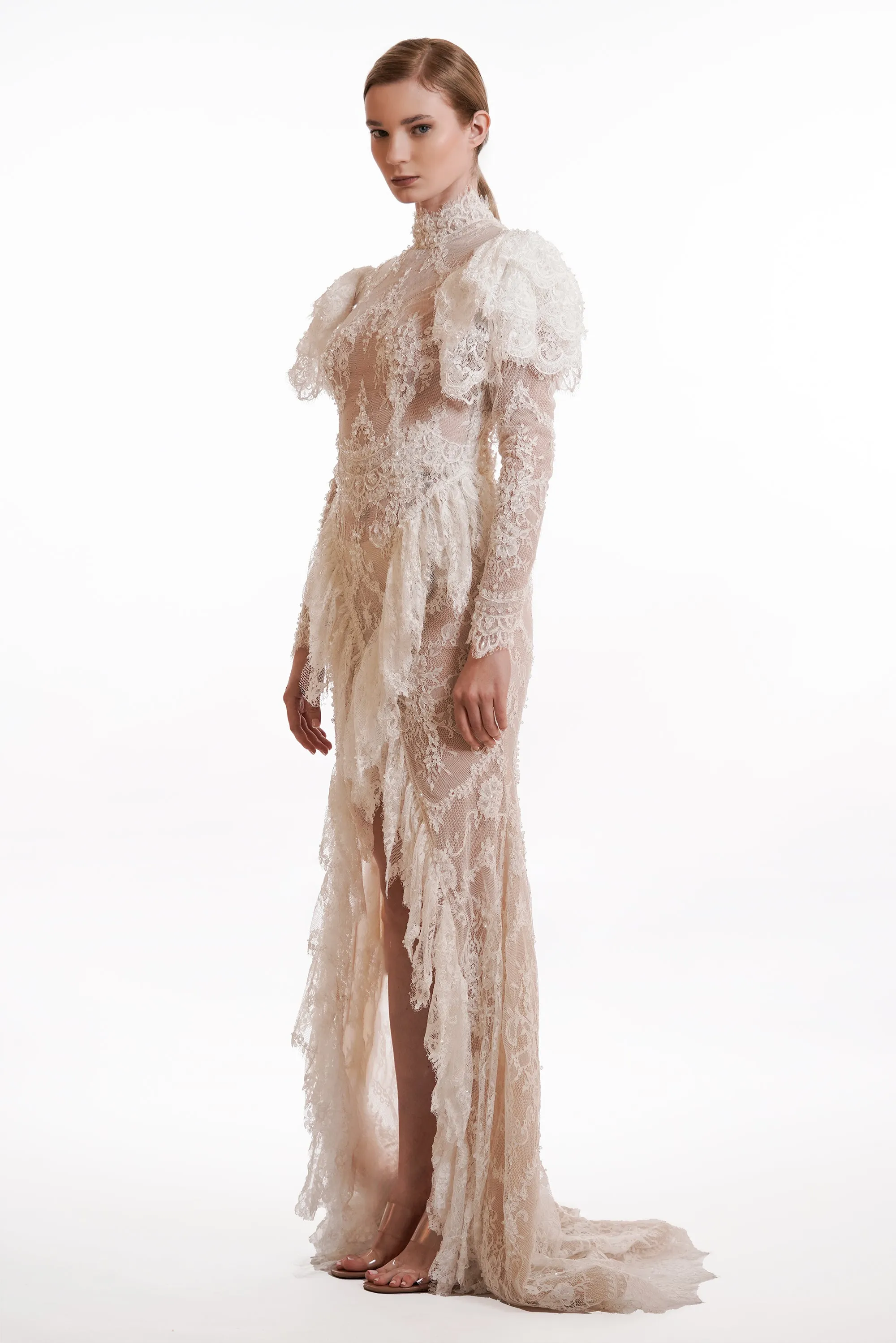 Swan's Enigmatic Elegance Dress