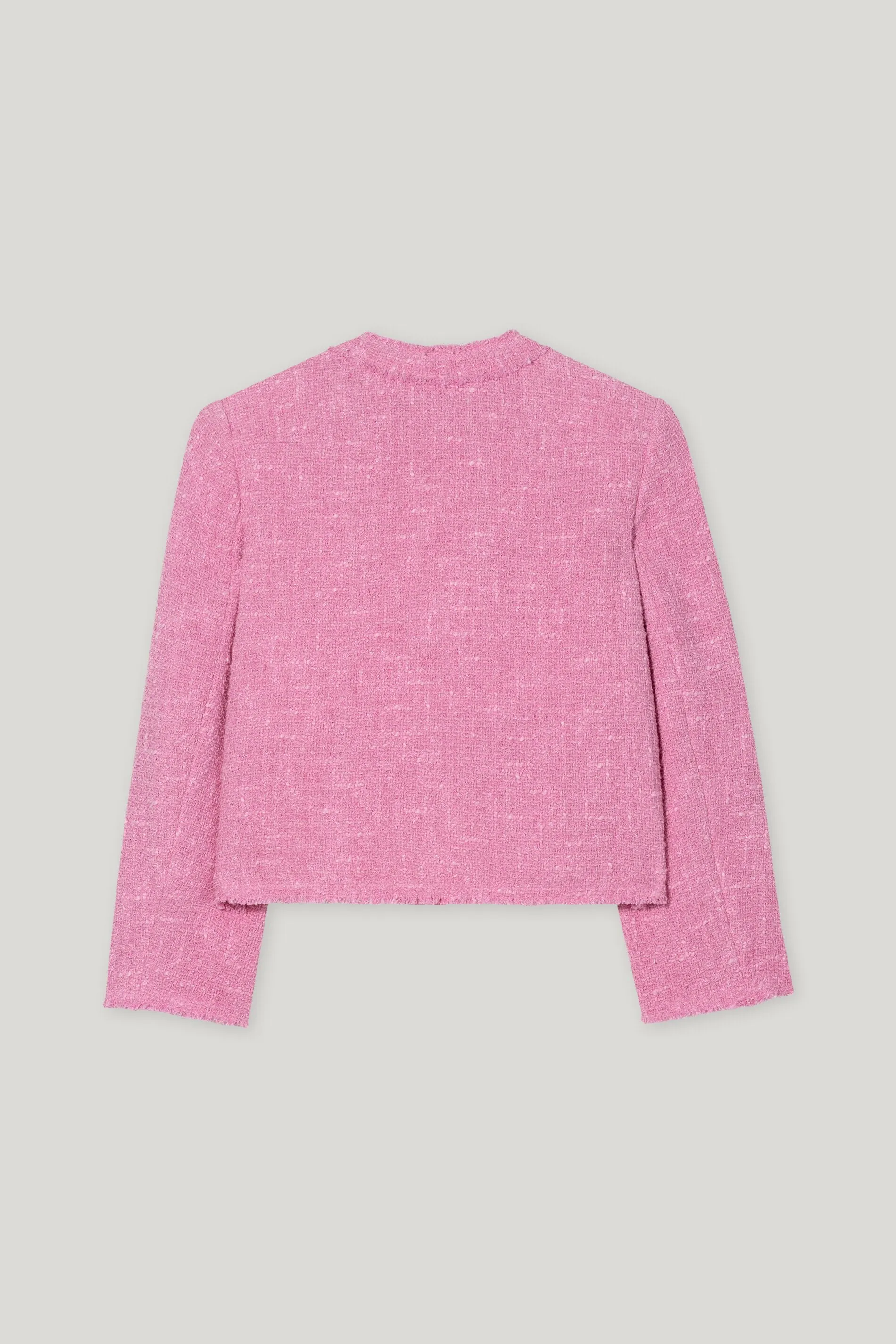 Timeless Chic Cotton Tweed Candy Pink Jacket <span>418338<span>