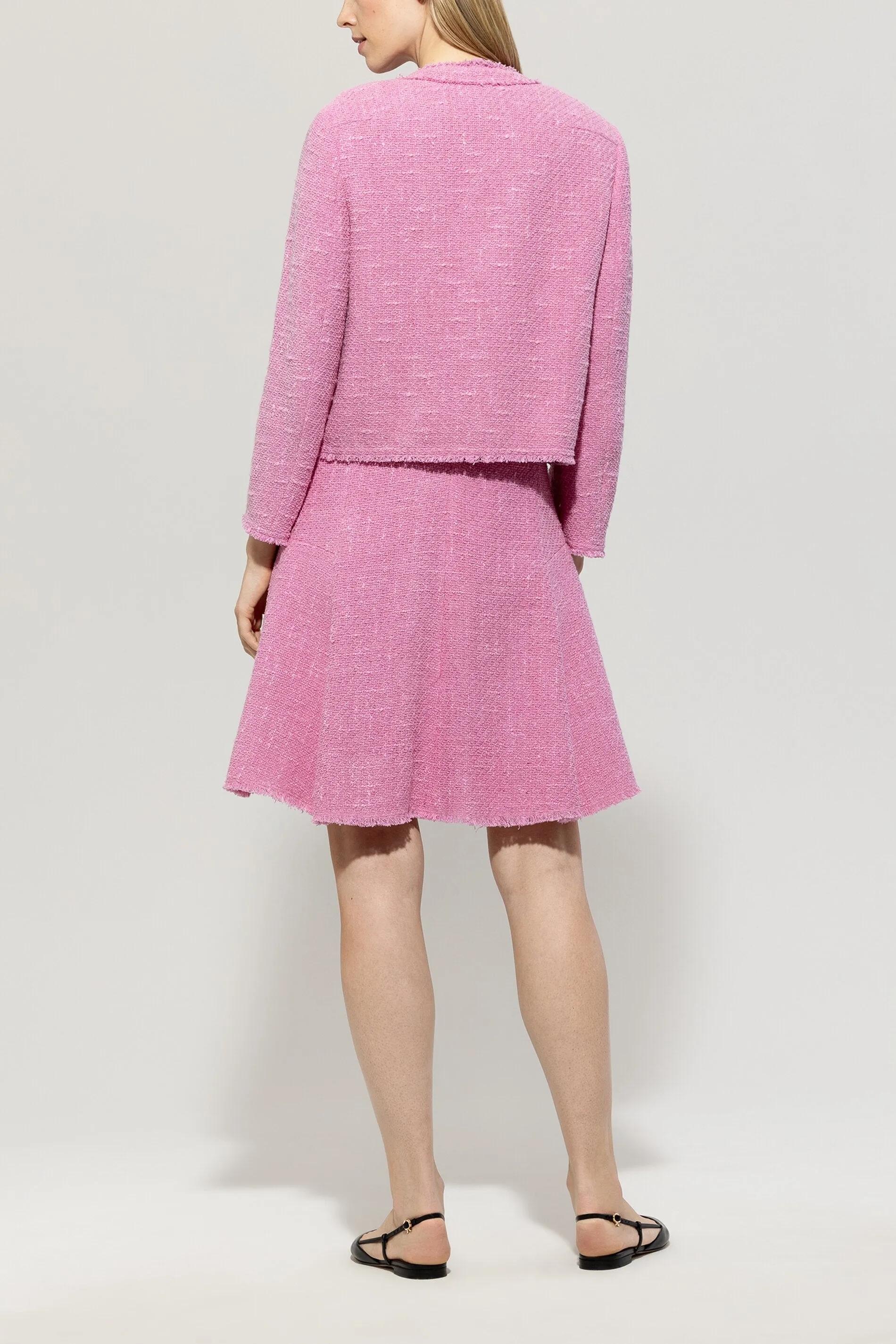 Timeless Chic Cotton Tweed Candy Pink Jacket <span>418338<span>