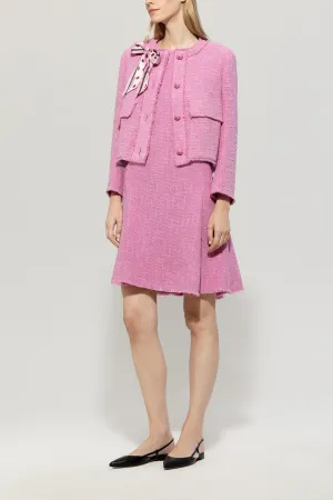 Timeless Chic Cotton Tweed Candy Pink Jacket <span>418338<span>