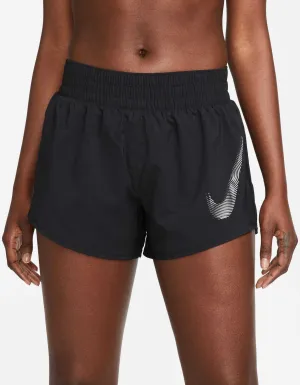Women's One Swoosh Mid-Rise Running Shorts