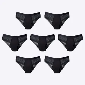 WUKA Ultimate™ Mesh Lace - Hipster Brief - Medium - 7 Full Switch Set
